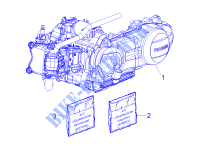 Complete motor voor VESPA GTS 4T ie Super E3 2010
