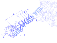 Groep cilinder zuiger zuigerpen voor VESPA GTS 4T ie Super E3 2014