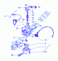 Carburettor mikuni voor GILERA Runner 125 FX 2T 2000