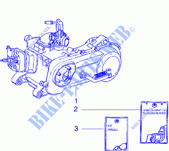 Engine voor GILERA Runner 125 FX 2T 2002