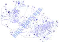 Crankcase voor PIAGGIO Medley 150 4T Euro 5 2020
