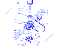 Onderdelen van de carburator voor PIAGGIO ZIP 100 4T NOABS E2-E3 2011-2021 (APAC) 2011