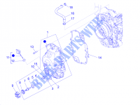 Deksel magneetvliegwiel   Oliefilter voor PIAGGIO BV 4T 4V ie E3 2014
