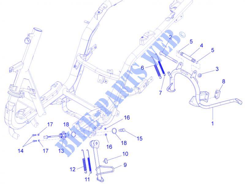 Standaard/s voor PIAGGIO Fly 4T E2-E3 2013