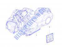 Complete motor voor PIAGGIO Liberty 4T 3V ie E3 2013