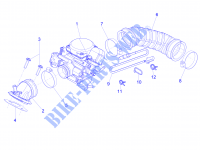 Complete carburator   Toevoeraansluiting voor PIAGGIO Liberty 4T PTT E3 (E) 2014