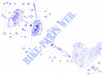 Deksel magneetvliegwiel   Oliefilter voor PIAGGIO Liberty iGet 4T 3V ie ABS 2015