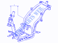 Chassis/frame voor PIAGGIO Typhoon 4T 2V Euro 3 2011