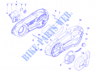 Carterdeksel   Koeling carter voor GILERA Fuoco 4T-4V ie E3 LT 2013