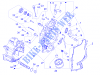 Deksel magneetvliegwiel   Oliefilter voor GILERA Fuoco 4T-4V ie E3 LT 2014