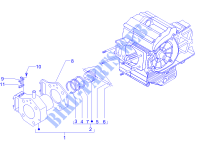 Groep cilinder zuiger zuigerpen voor GILERA Fuoco 4T-4V ie E3 LT 2014