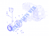 Magneetvliegwiel voor GILERA Fuoco 4T-4V ie E3 LT 2014