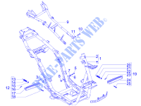 Chassis/frame voor GILERA Runner ST 4T E3 2014