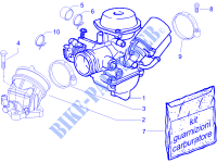 Complete carburator   Toevoeraansluiting voor GILERA Runner VX 4T -SC 2006