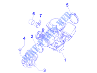 Complete carburator   Toevoeraansluiting voor GILERA Runner ST 4T E3 2011